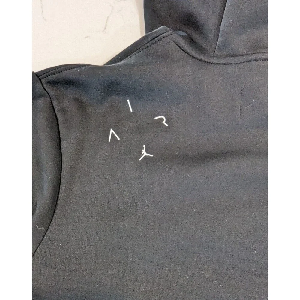 Vintage Nike Air Jordan Hoodie Sweatshirt Black Men Small Pullover
